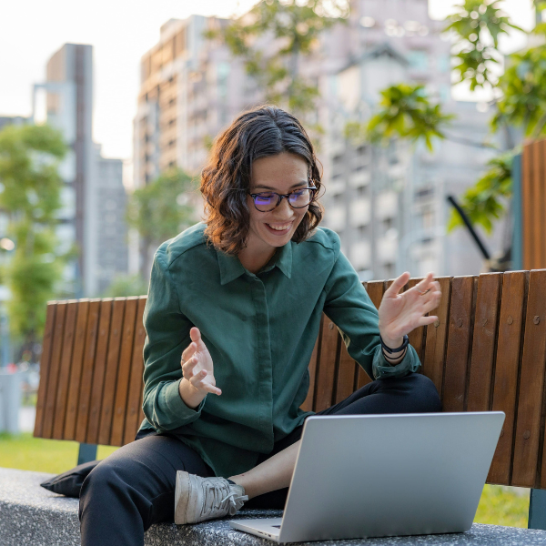 Virtual team building skyline